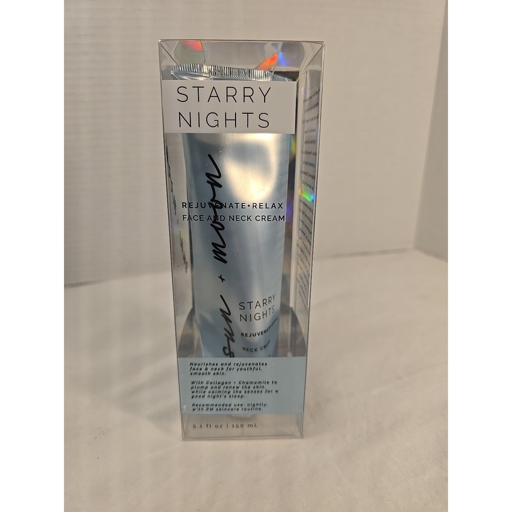 SUN + MOON‎ STARRY NIGHTS REJUVENATE + RELAX NECK CREAM 5.1 FL OZ